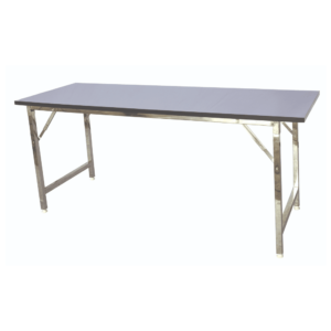 โต๊ะพับ อเนกประสงค์ โฟเมก้าขาว ขาเหล็ก