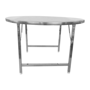 โต๊ะพับกลม สแตนเลส