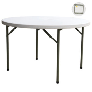 โต๊ะพับกลม หน้าไฟเบอร์ KT065